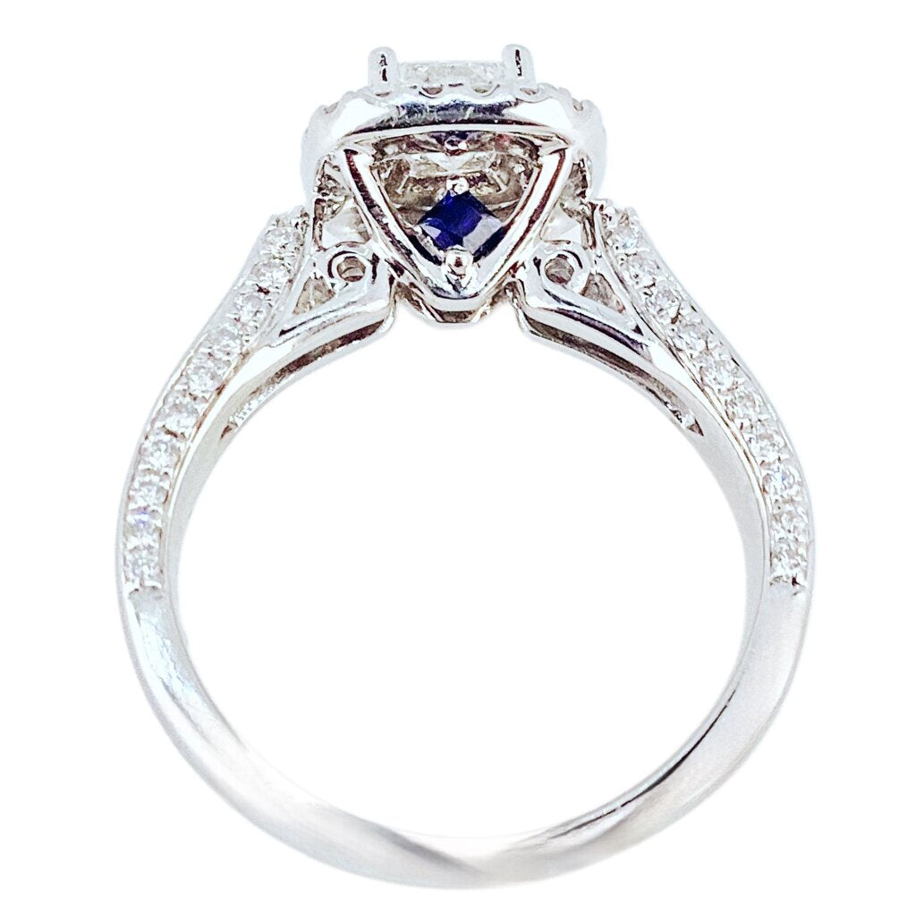 Vera Wang Diamond Ring Set w. 0.50 Carat Stone Mounted in 14k