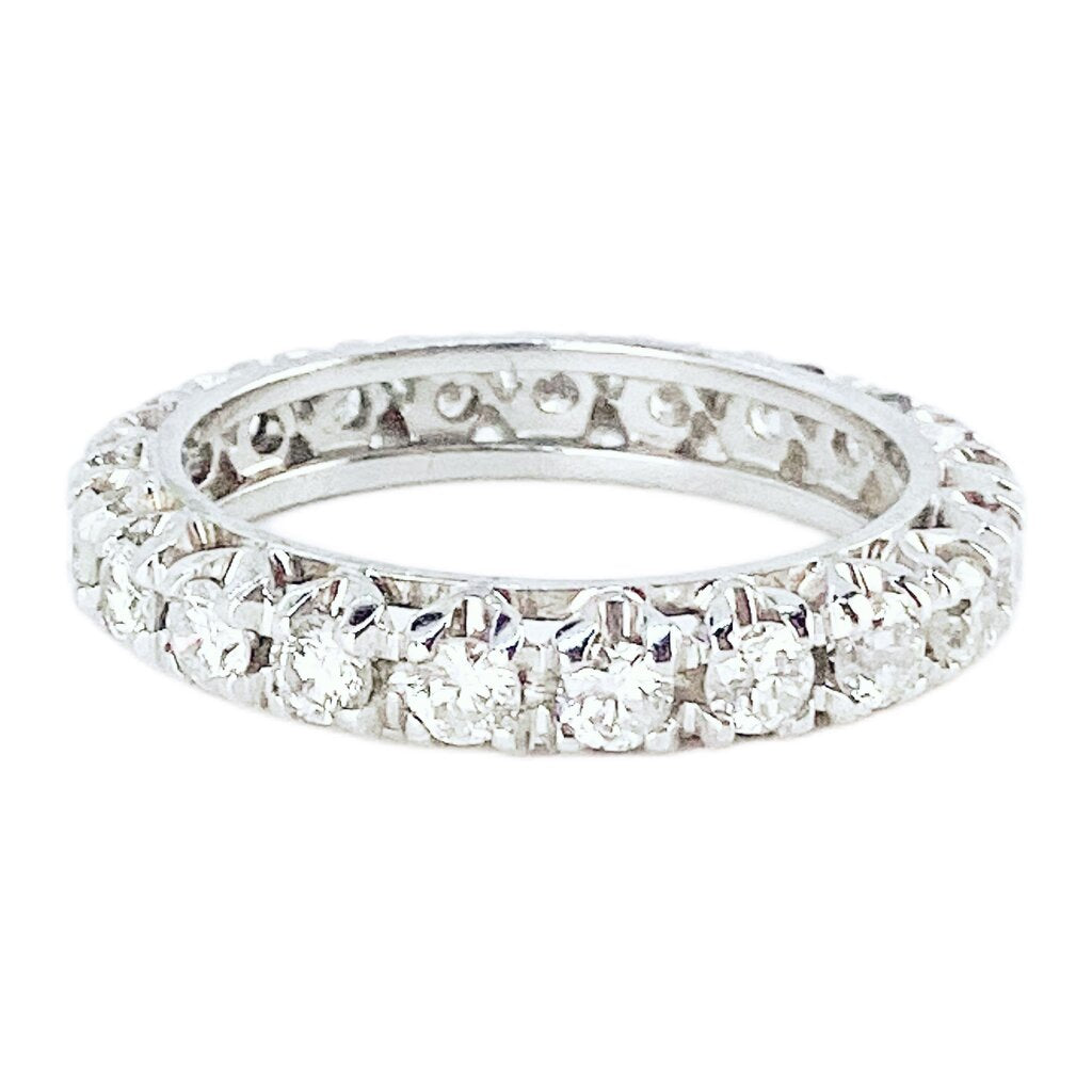 Diamond Eternity Band Mounted in Platinum. c. 1930s