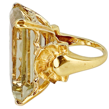 Citrine Ring Mounted in 14Kt c. 1960s