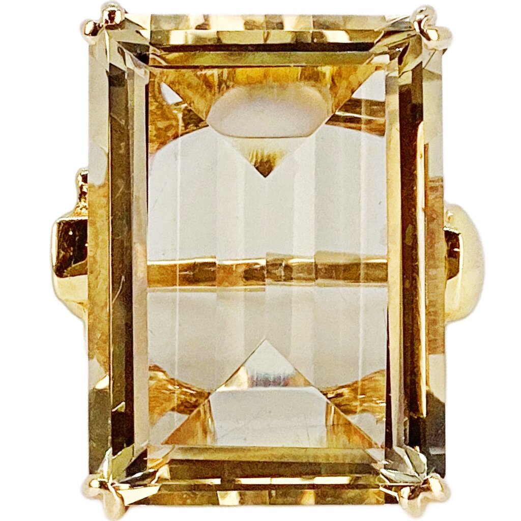 Citrine Ring Mounted in 14Kt c. 1960s