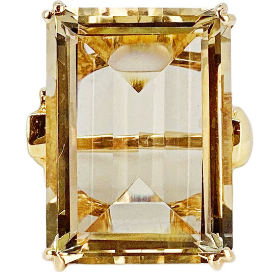 Citrine Ring Mounted in 14Kt c. 1960s