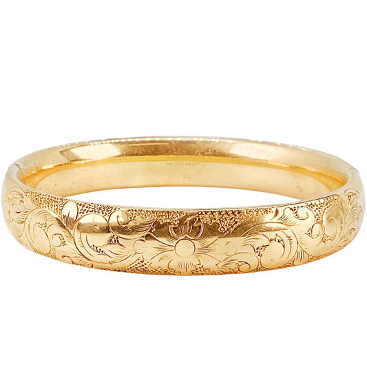 Victorian Gold Filled Bangle Bracelet
