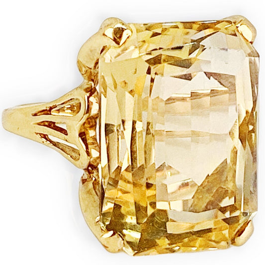 Citrine Ring Mounted in 14Kt c. 1960s