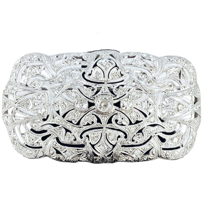 Diamond & Platinum Brooch c. 1930s