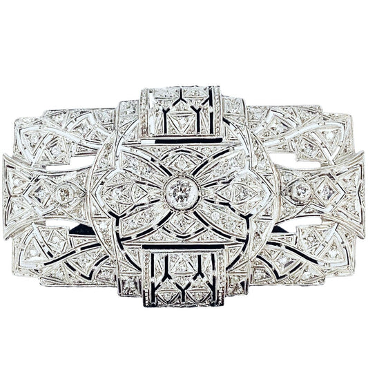 Diamond & Platinum Brooch c. 1930s