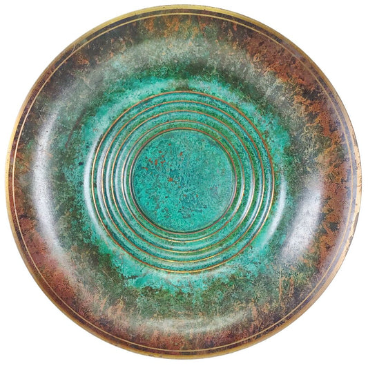 Carl Sorensen Bronze Verdigris Fruit Bowl