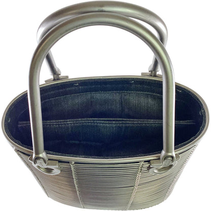 Ferragamo Vintage Gancini Metal Cage Bag