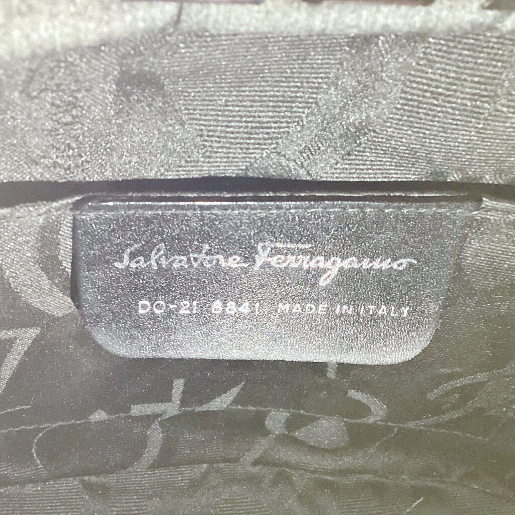 Ferragamo Vintage Gancini Metal Cage Bag