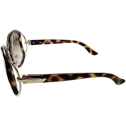 Ferragamo Tortoise Oversized Shades