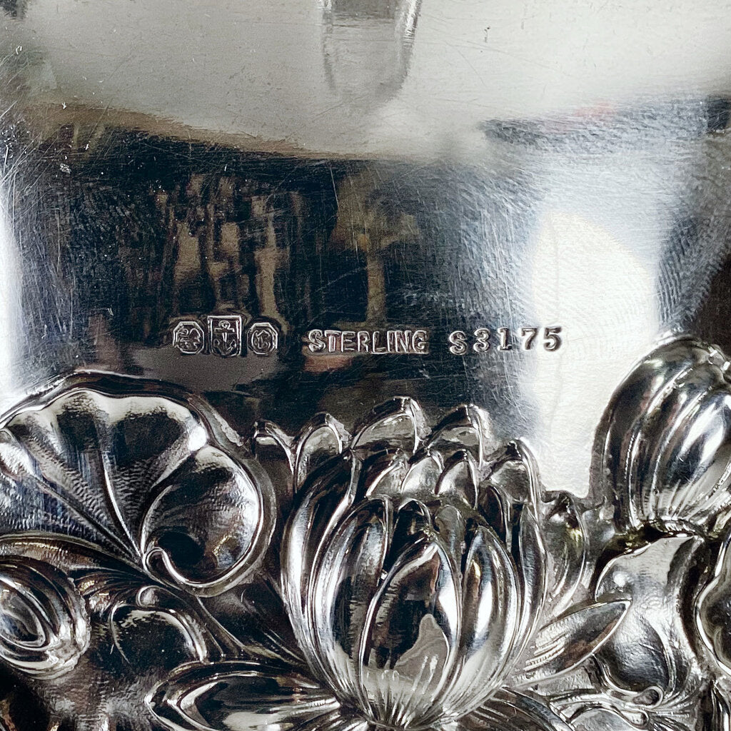 Gorham Sterling Mounted Cut Crystal Pitcher