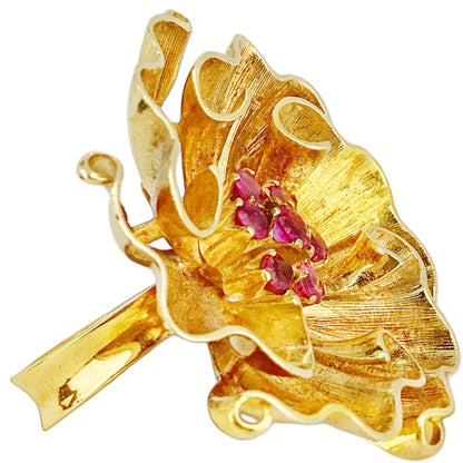 18Kt Gold & Ruby Ring