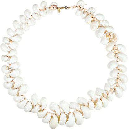 Vintage Miriam Haskell Shell Necklace