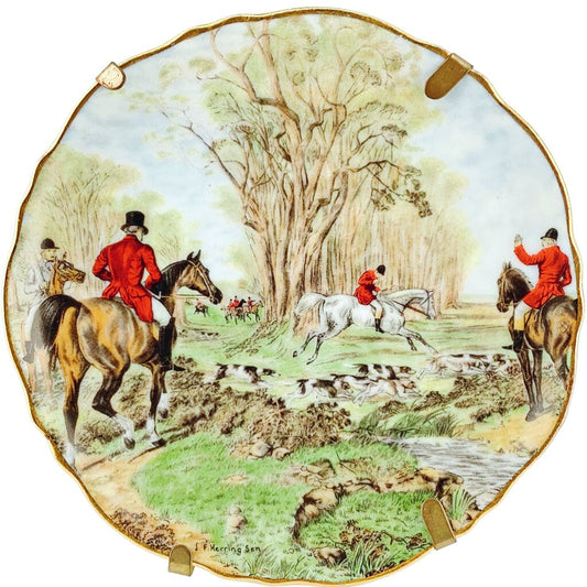 Pair of Hand Painted Porcelain Miniature Plates