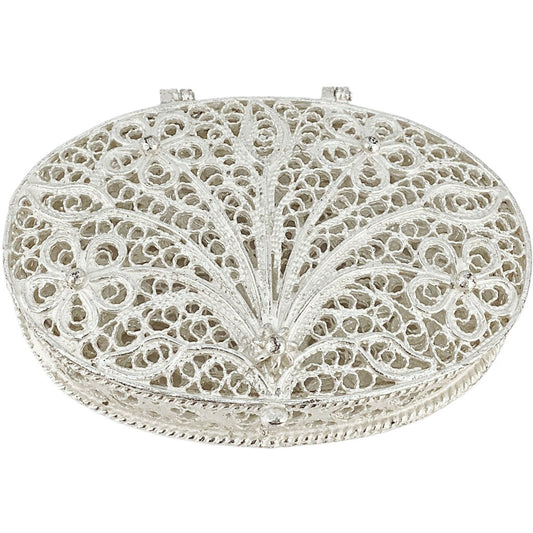 Vintage Filigree Trinket Box