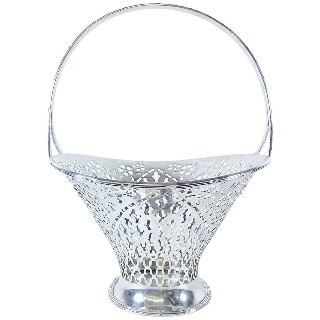 Baily, Banks & Biddle Sterling Pierced Handled Basket. Late 19th C
