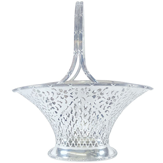 Baily, Banks & Biddle Sterling Pierced Handled Basket. Late 19th C