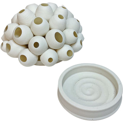 Lilach Lotan. Porcelain Coral Reef Tealight