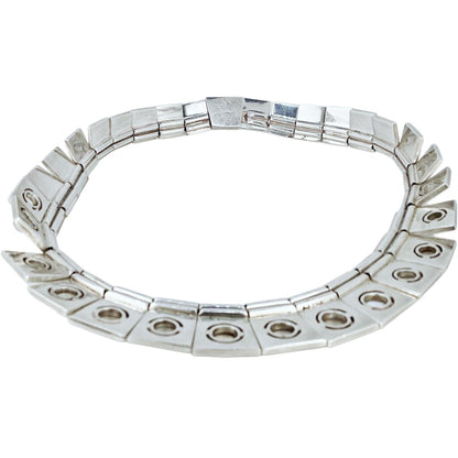 Antonio Pineda. Mid-Century Modernist Sterling & Moonstone Necklace