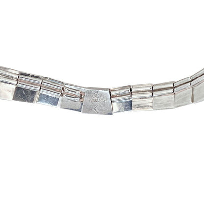 Antonio Pineda. Mid-Century Modernist Sterling & Moonstone Necklace