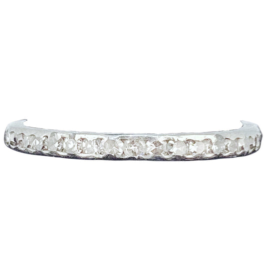 Platinum & Diamond Eternity Band (Tested)