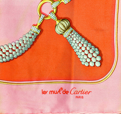 Cartier Pink & Peach Scarf