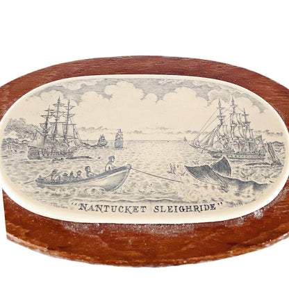 Nantucket Basket Purse Signed "Farnum"