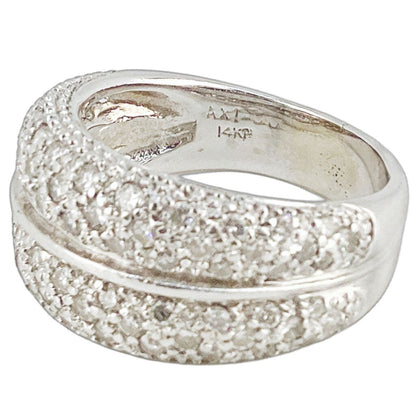 14Kt Gold & Pave Diamond Ring