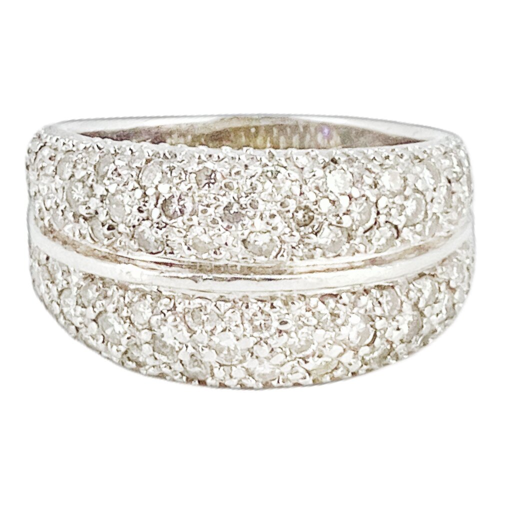 14Kt Gold & Pave Diamond Ring