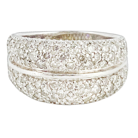 14Kt Gold & Pave Diamond Ring
