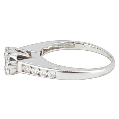 14Kt Gold & Culet Cut Diamonds Ring