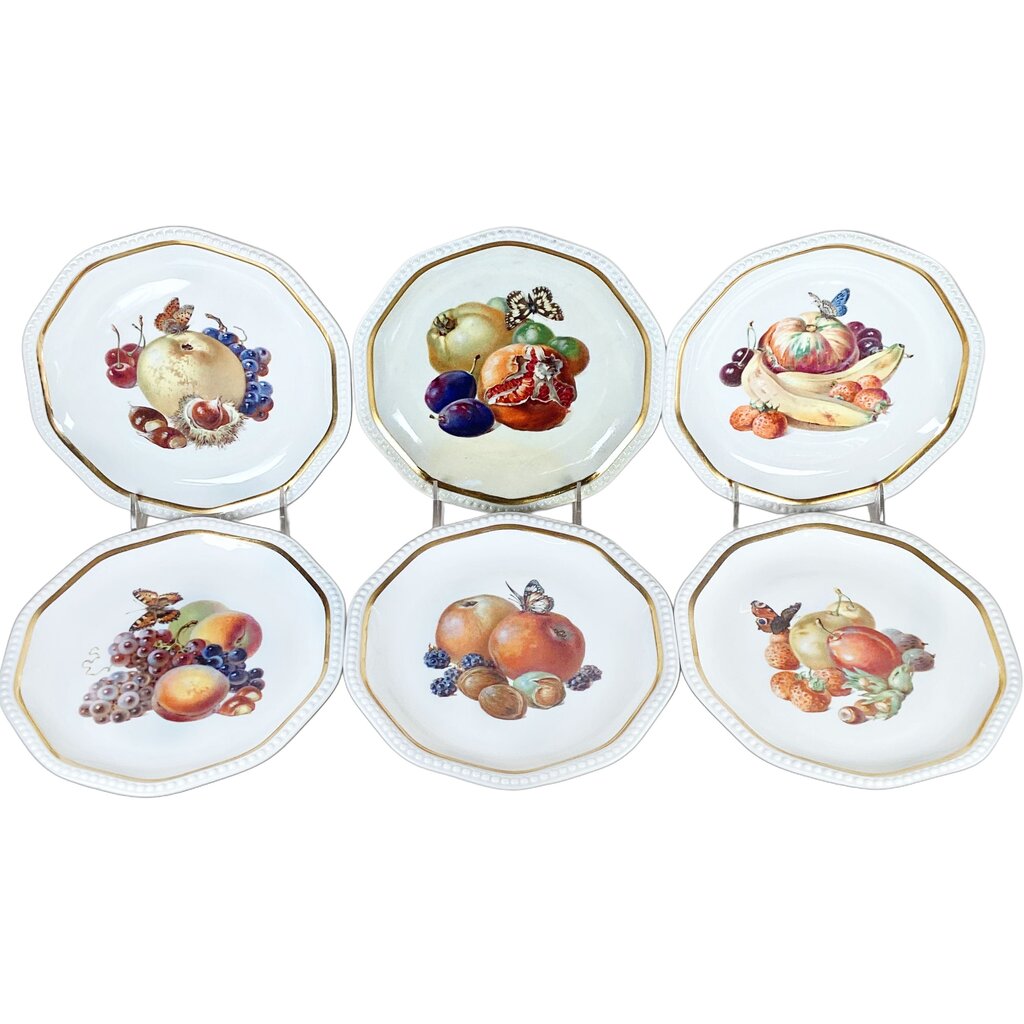 Rosenthal Bavaria 6 pc. Fruit Dessert Plates