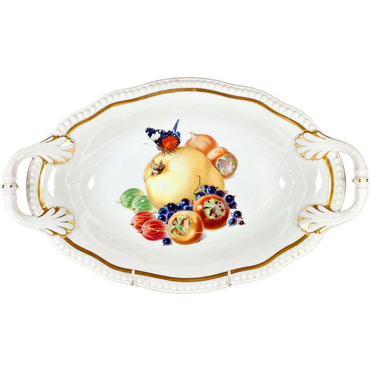 Rosenthal Bavaria Fruit Handled Bowl