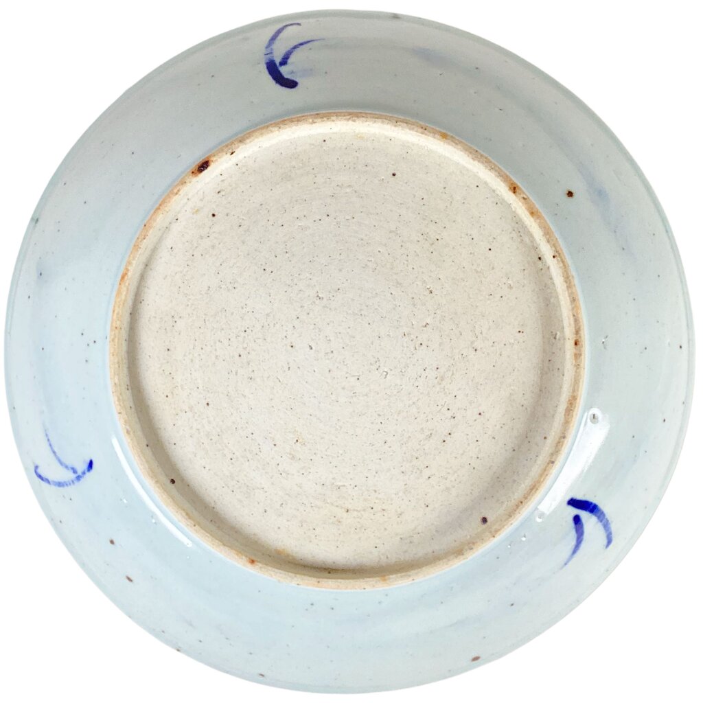 Set of 10 Hand Painted Koi Fish Shallow Bowls