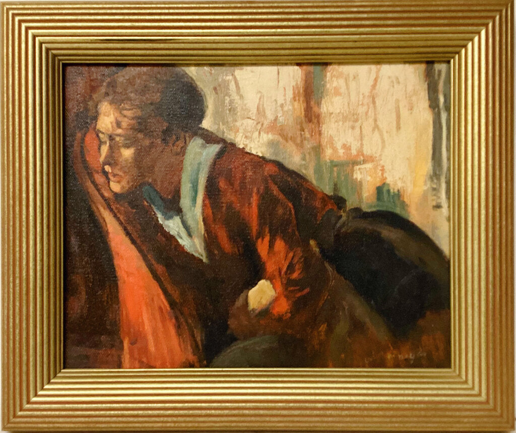 Dean Larson. "Melancholy". Oil on Canvas .