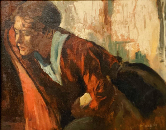 Dean Larson. "Melancholy". Oil on Canvas .