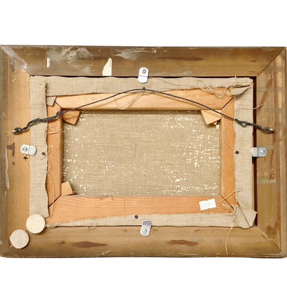 Dean Larson. House on an Italian Hillside. Oil on Canvas