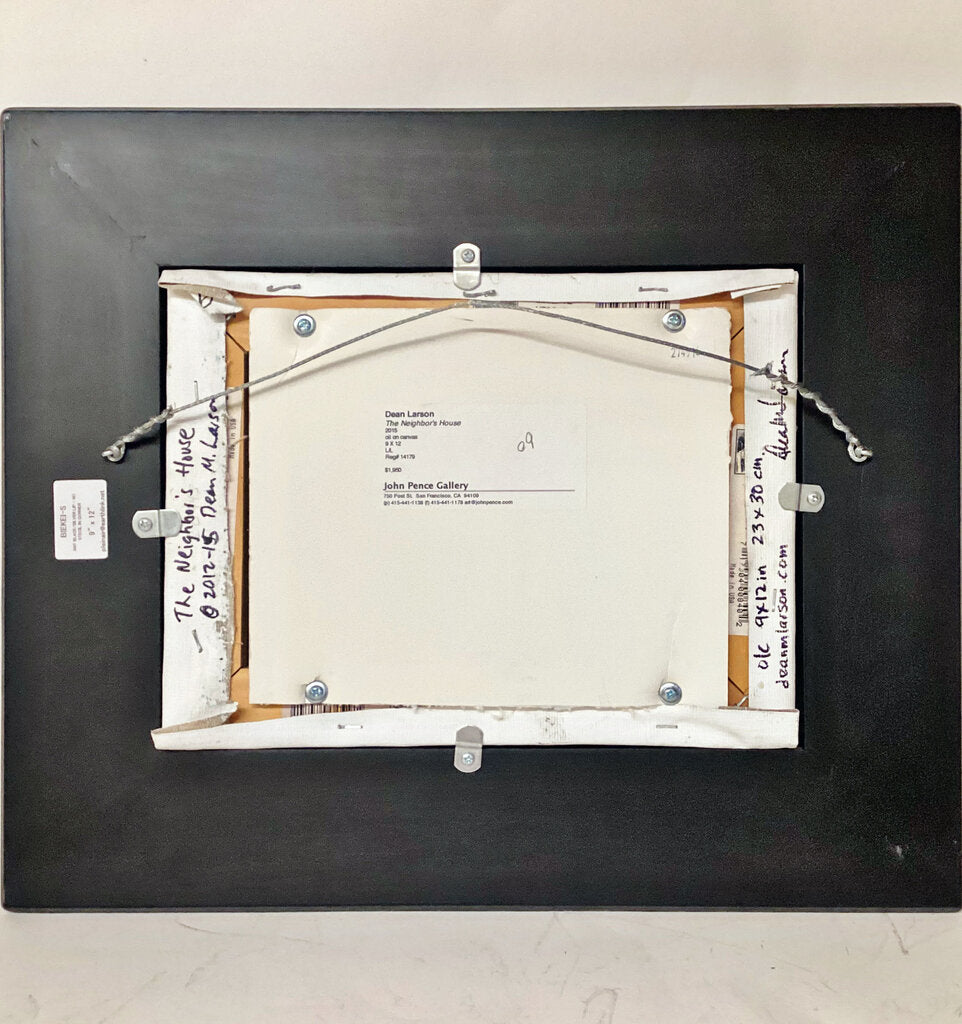 Dean Larson. "My Neighor's House". Oil on Canvas.