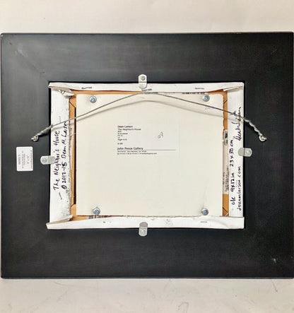 Dean Larson. "My Neighor's House". Oil on Canvas.
