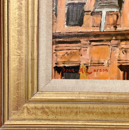 Dean Larson. "House, Mt. Vernon (Baltimore)". Oil on Canvas.