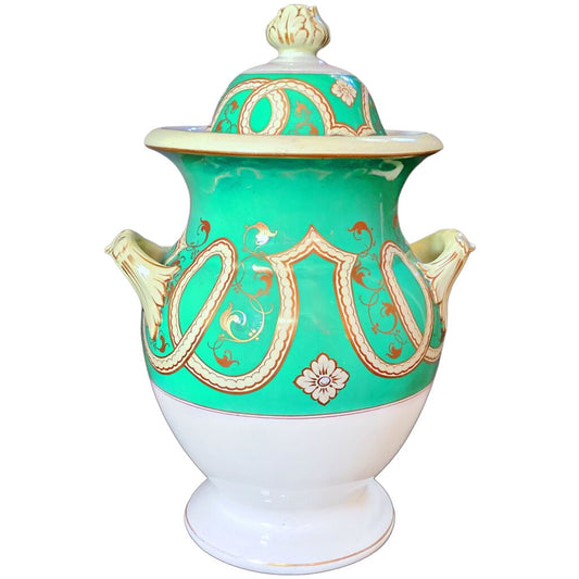 Ashworth Lidded Urn. 19th c.