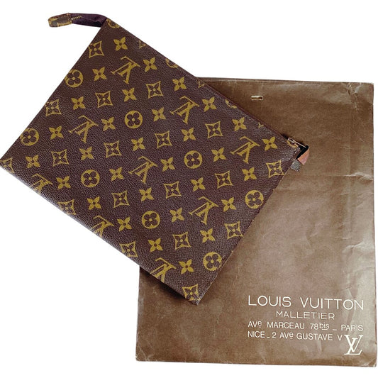 Louis Vuitton Toiletry Pouch w Original Bag