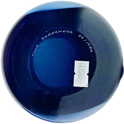 Timo Sarpaneva. Pair of Art Glass Vases. Signed w Retrospective from American Craft Museum Book