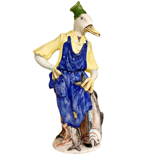 Ronzan Hand Painted Italian Ceramic "Duck the Cook"