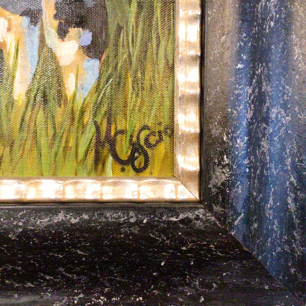 Monica Cascio. Three Cows. Oil on Canvas.