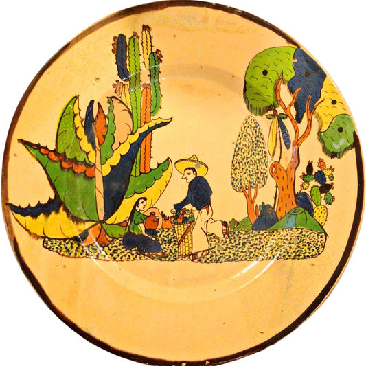 Tlaquepaue Mexican Folk Art Platter