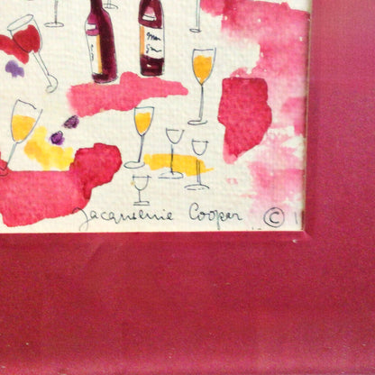 Chevaliers du Tastevin. Watercolor on Paper.