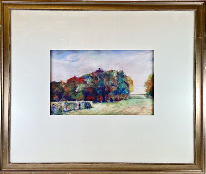 Eugenie Torgersen. Summer Landscape. Pastel on Paper.