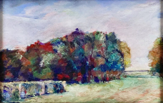 Eugenie Torgersen. Summer Landscape. Pastel on Paper.