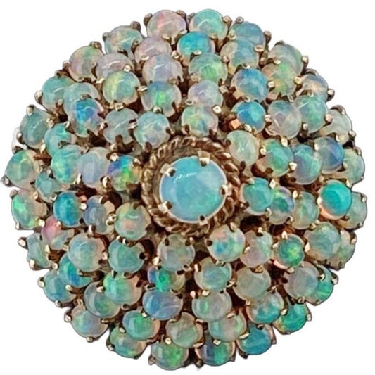 14Kt Gold Princess Opals Ring