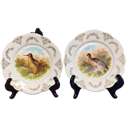 SET of 4 Bavarian Bird Plates.